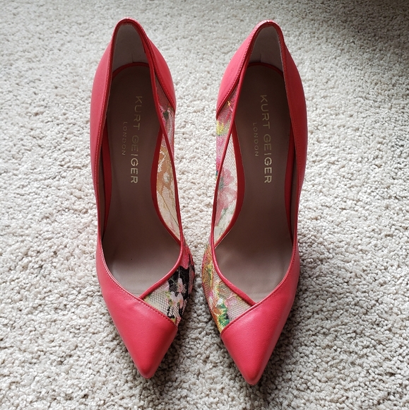 New Kurt Geiger Sexy Leather Fabric 